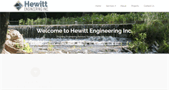 Desktop Screenshot of hewittengineeringinc.com